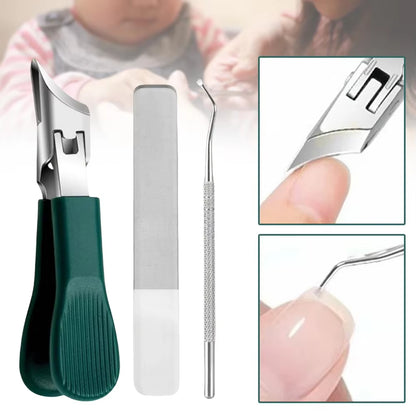 Anti-Splash Slanted Nail Clipper For Thick Hard Toenails Dedicated Nail Clippers Portable Fingernail Trimmer Set