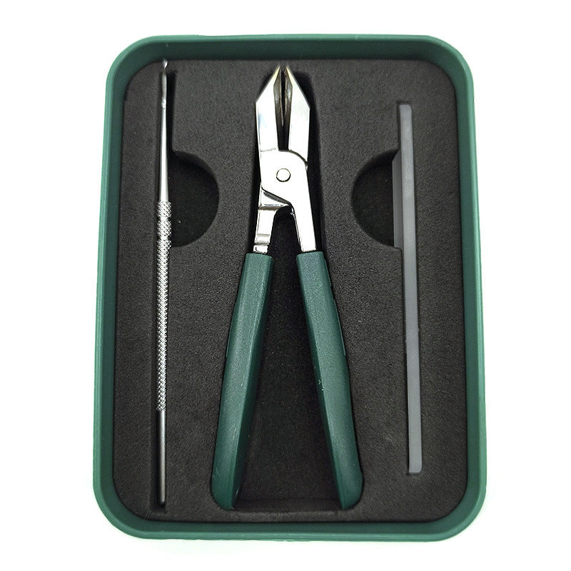 Anti-Splash Slanted Nail Clipper For Thick Hard Toenails Dedicated Nail Clippers Portable Fingernail Trimmer Set
