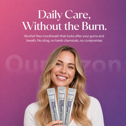 Qumrizon™ Purple Smile Rinse Sachets - 30 Second Color Correcting Mouthwash (20 Pack)